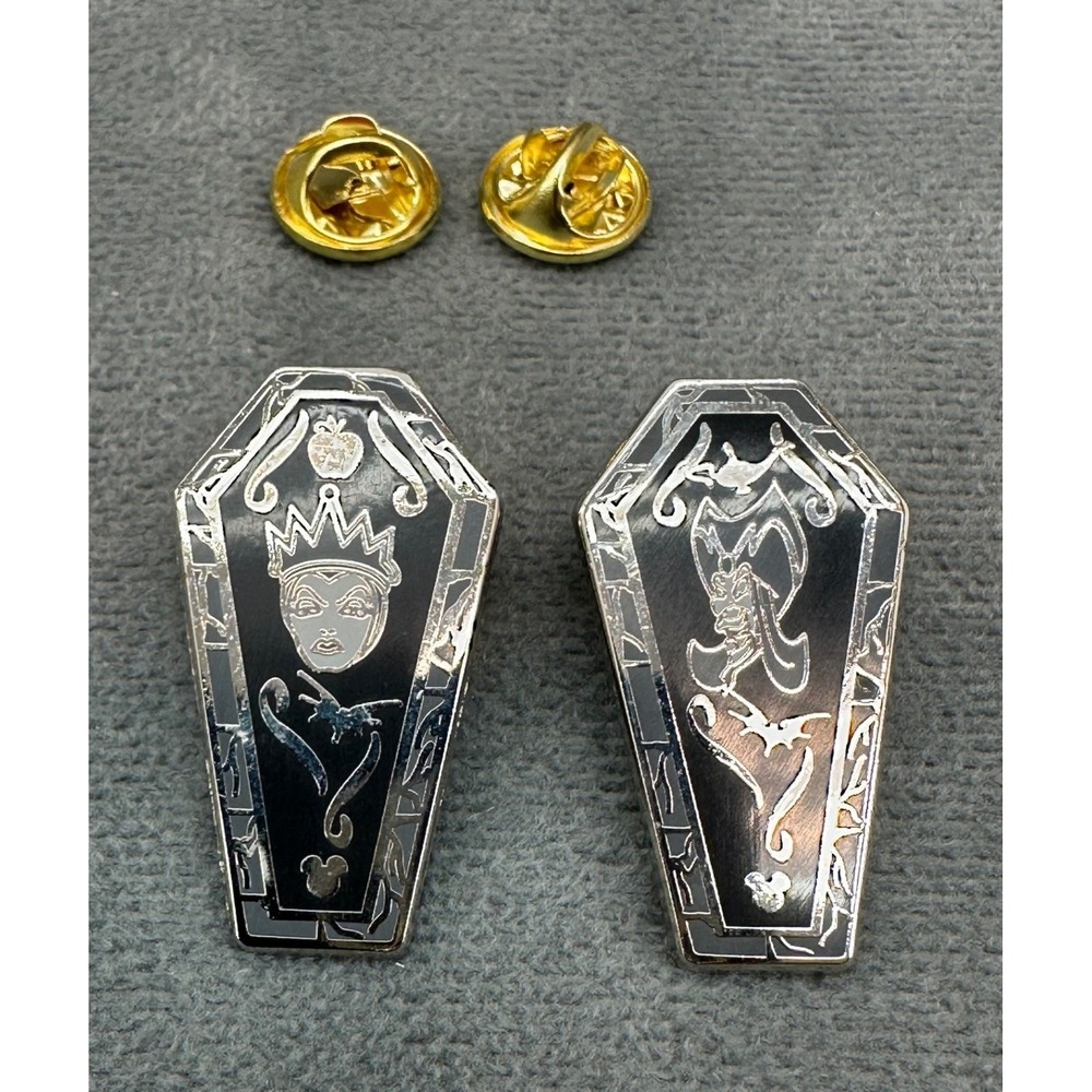Disney 2012 Hidden Mickey‎ Pin Coffin Evil Queen Jafar Lion King Snow White